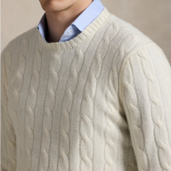 Polo Ralph Lauren - The Iconic Cable-Knit Cashmere
Sweater Unisex Size XXL - Picture 14 of 15